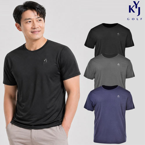 [김영주] 26년 신제품 쿨냉감 반팔사방스판티셔츠 (3종택1)